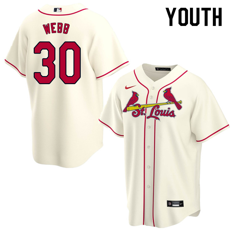 Nike Youth #30 Tyler Webb St.Louis Cardinals Baseball Jerseys Sale-Cream